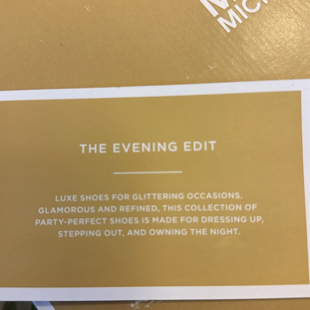 Michael kors champagne gold high heel stilettos - Picture 6 of 6